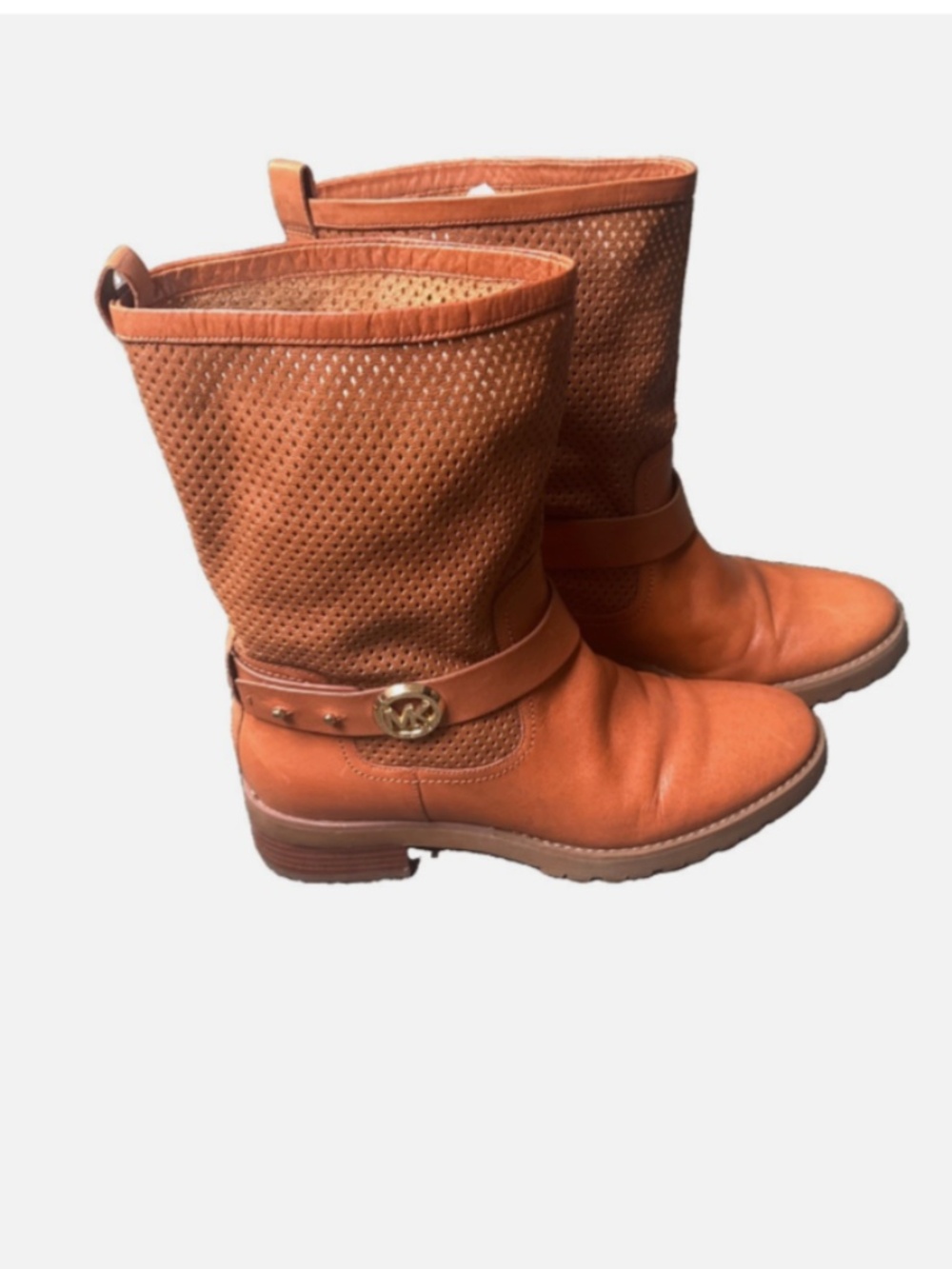 Michael Kors Daria Mid Calf Boots size 7.5 Preowned Excellent Condition